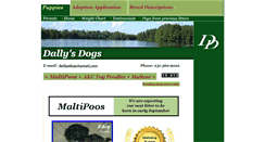 Desktop Screenshot of dallysdogs.com